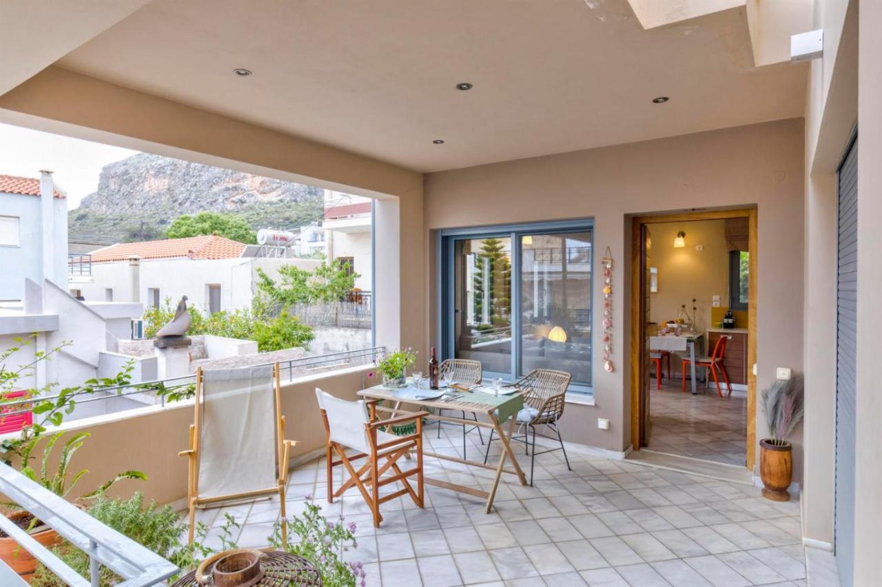 Monemvasia Modern Flat With Partial View 外观 照片